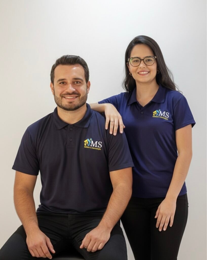 Murilo e Daniela, fundadores da MS Automacao